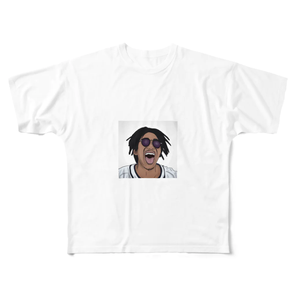 fxxkingkudoのヤク中 All-Over Print T-Shirt