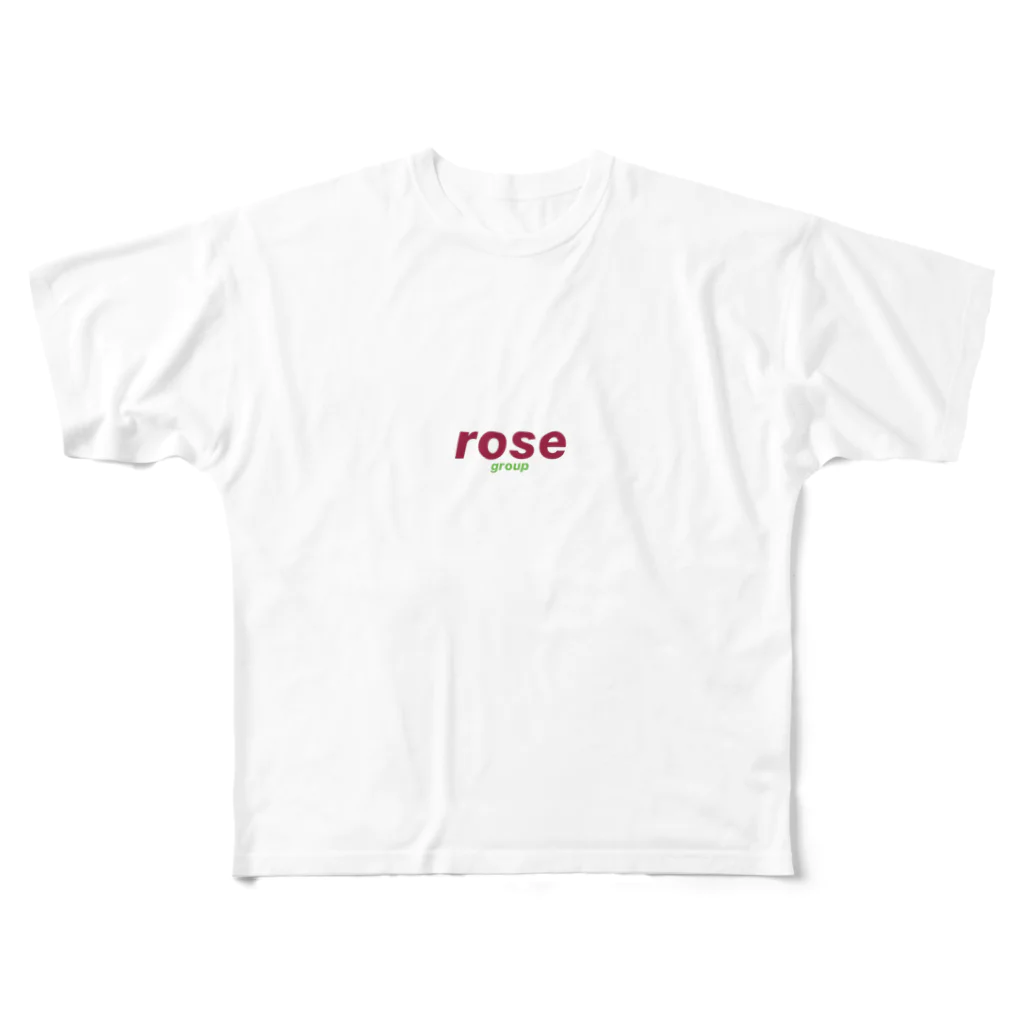 さかもとの薔薇 フルグラフィックTシャツ