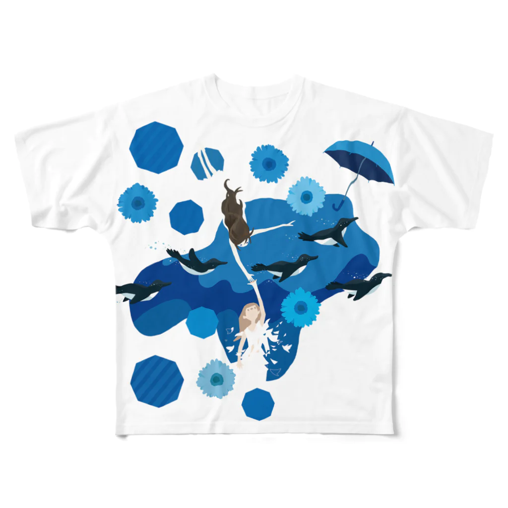 SANTABUNNY SUZURI SHOPの「MUSE」 フルグラフィックTシャツ