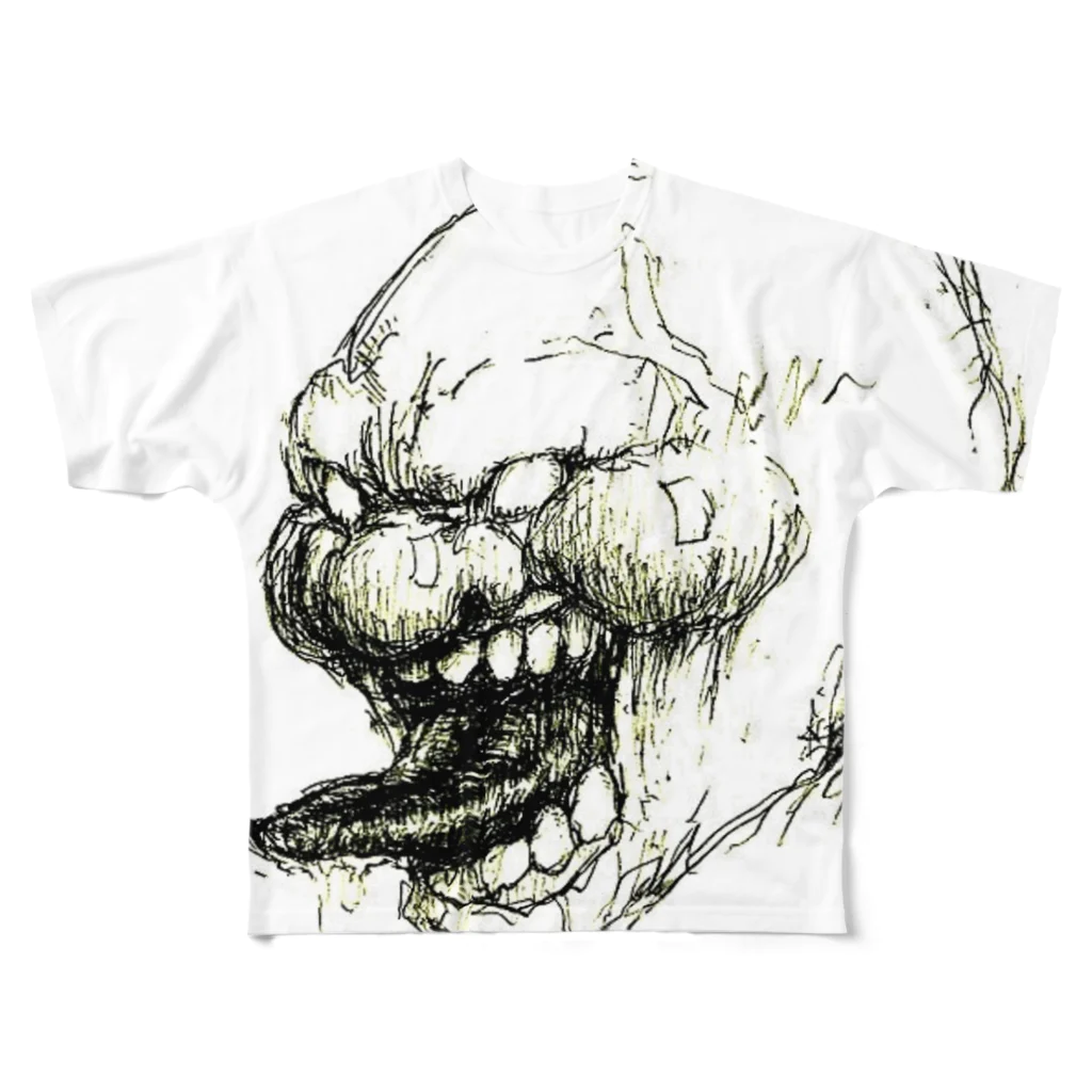 takoshiの正義の味方・餡 All-Over Print T-Shirt