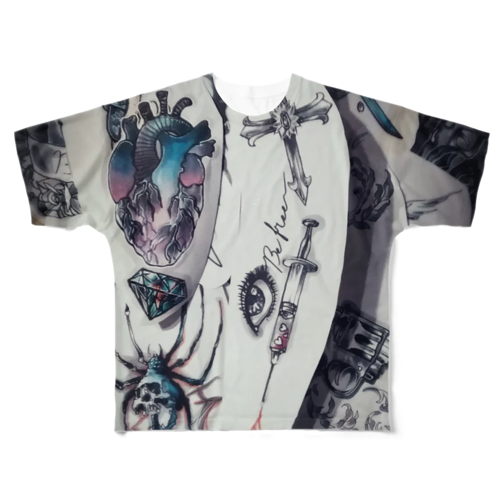 death or dead borderline  の× All-Over Print T-Shirt