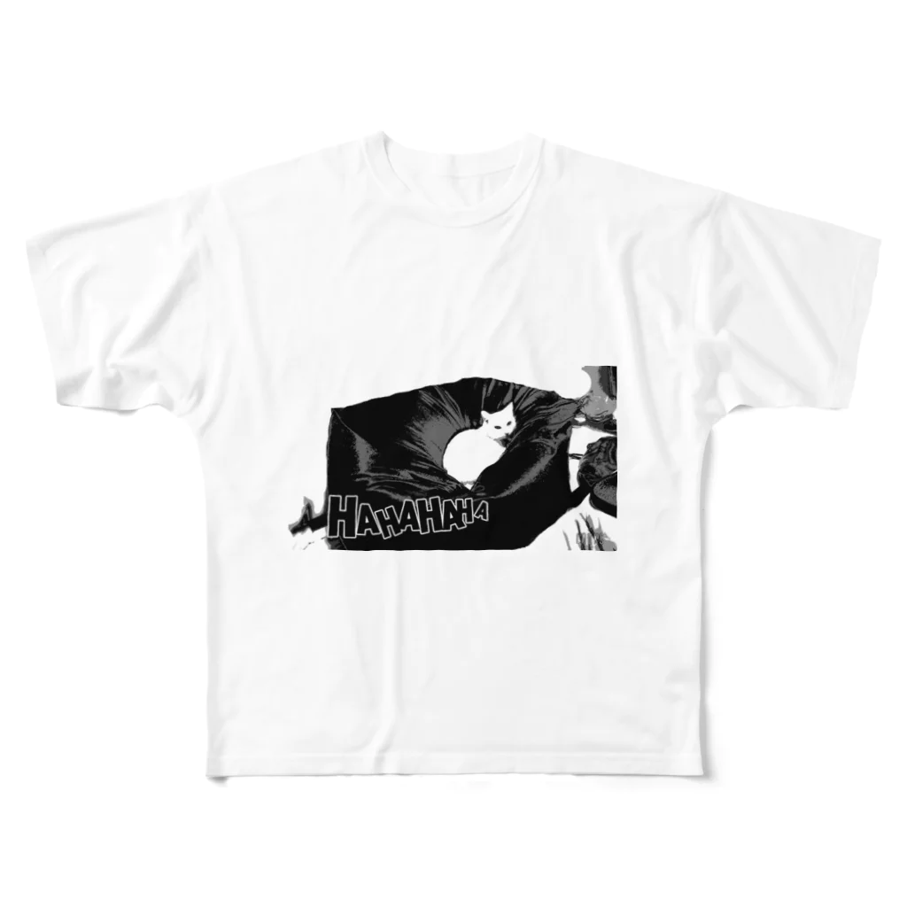 LUIS buleの猫のいるヤクザ事務所 All-Over Print T-Shirt