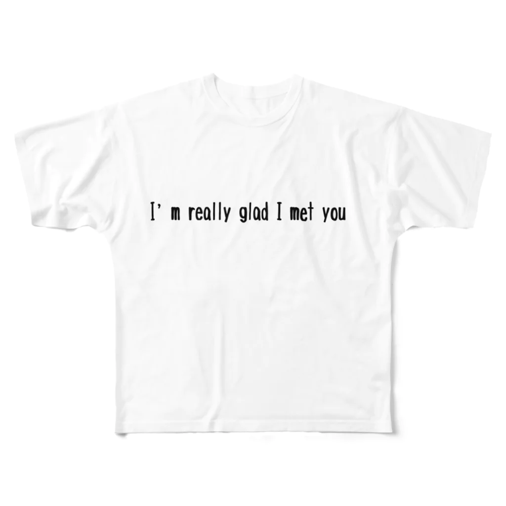 haru27のHappy T-shirt All-Over Print T-Shirt