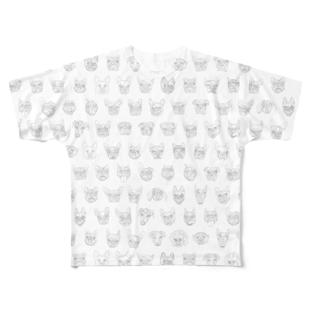 cosajisalutのメーモリー・イヌイヌイヌーイヌー All-Over Print T-Shirt