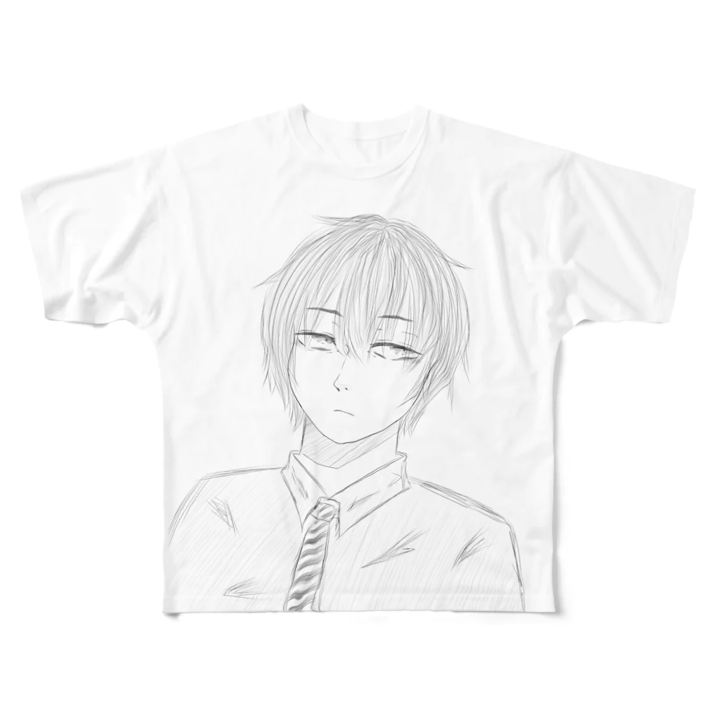 terの色素薄め君 フルグラフィックTシャツ