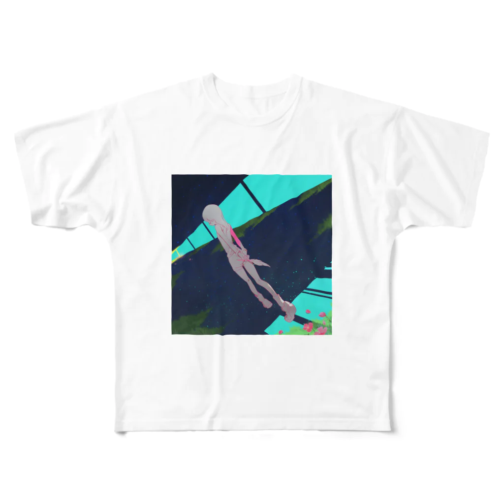 スピナーオーガナイゼーション　レーベルのNight-Daydreamer フルグラフィックTシャツ