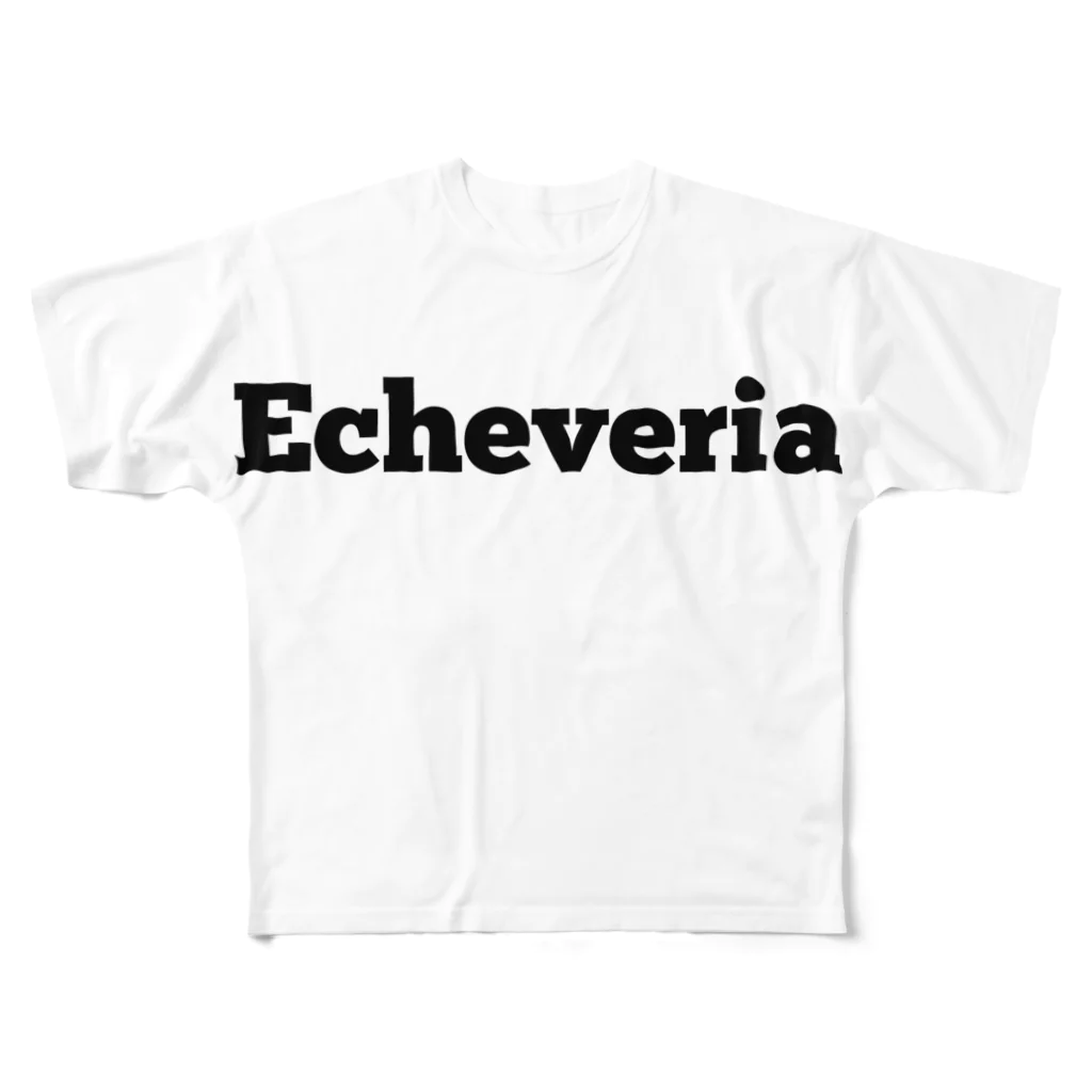 shooot07のEcheveria フルグラフィックTシャツ