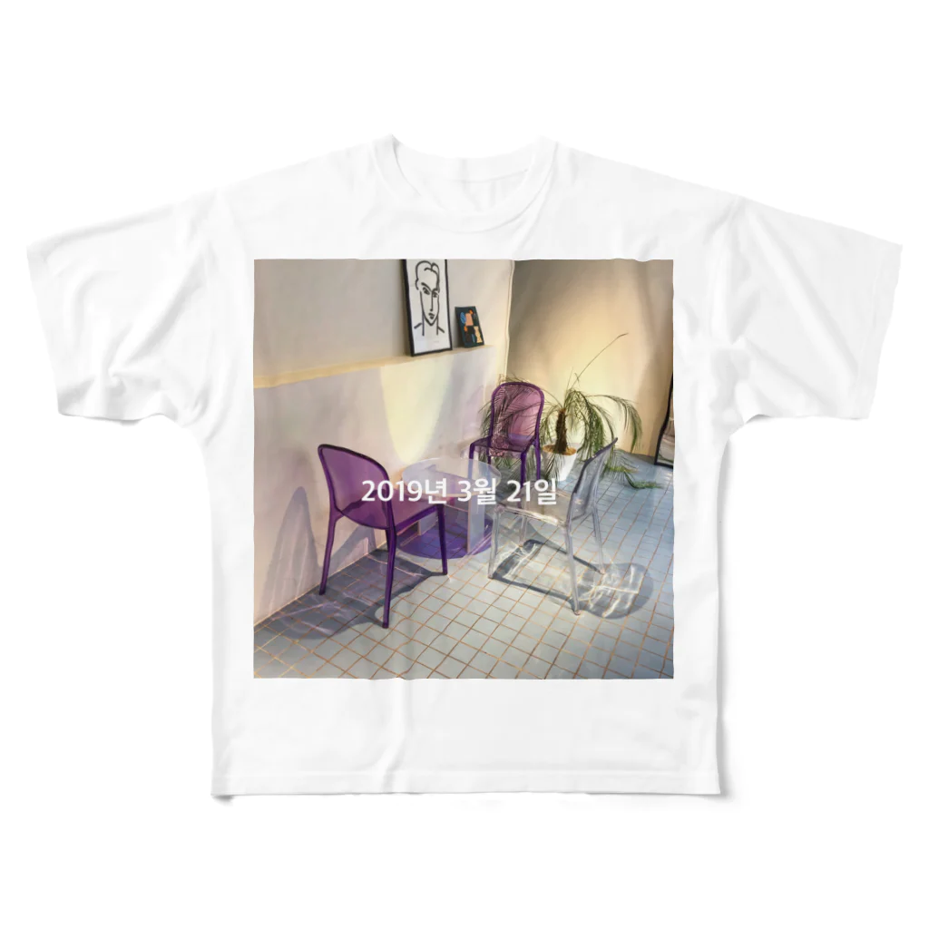 98o84のKorea🥤 All-Over Print T-Shirt