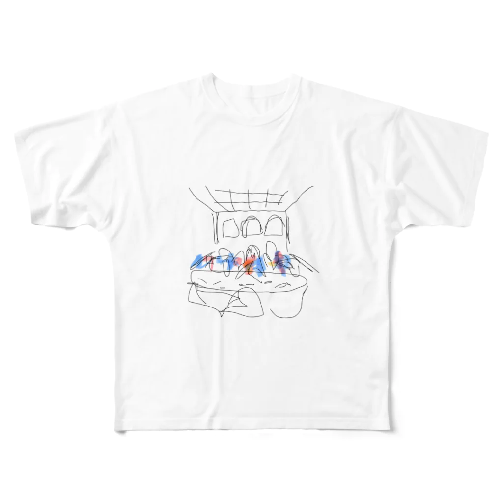 なかもとの最後の晩餐 All-Over Print T-Shirt