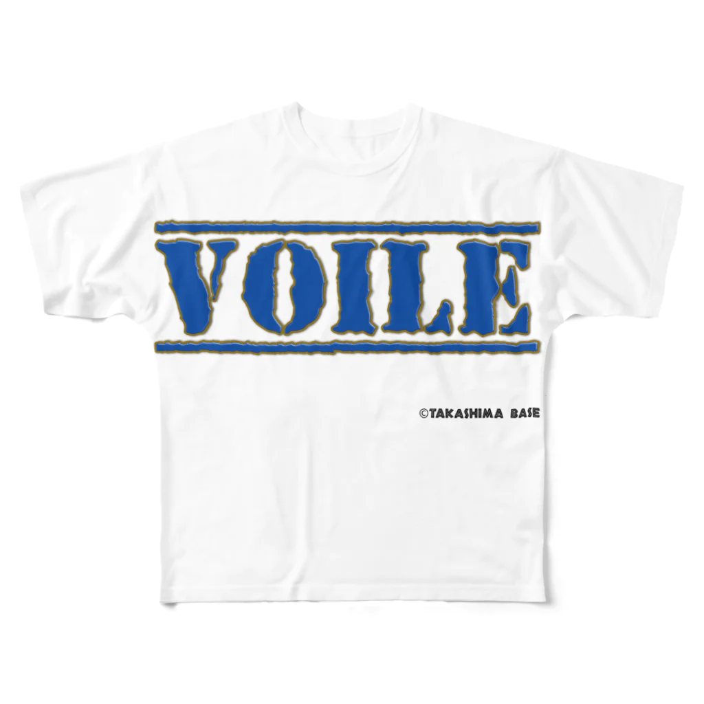 LOVE LOCAL JAPAN.orgの高島ベースーVOILE フルグラフィックTシャツ