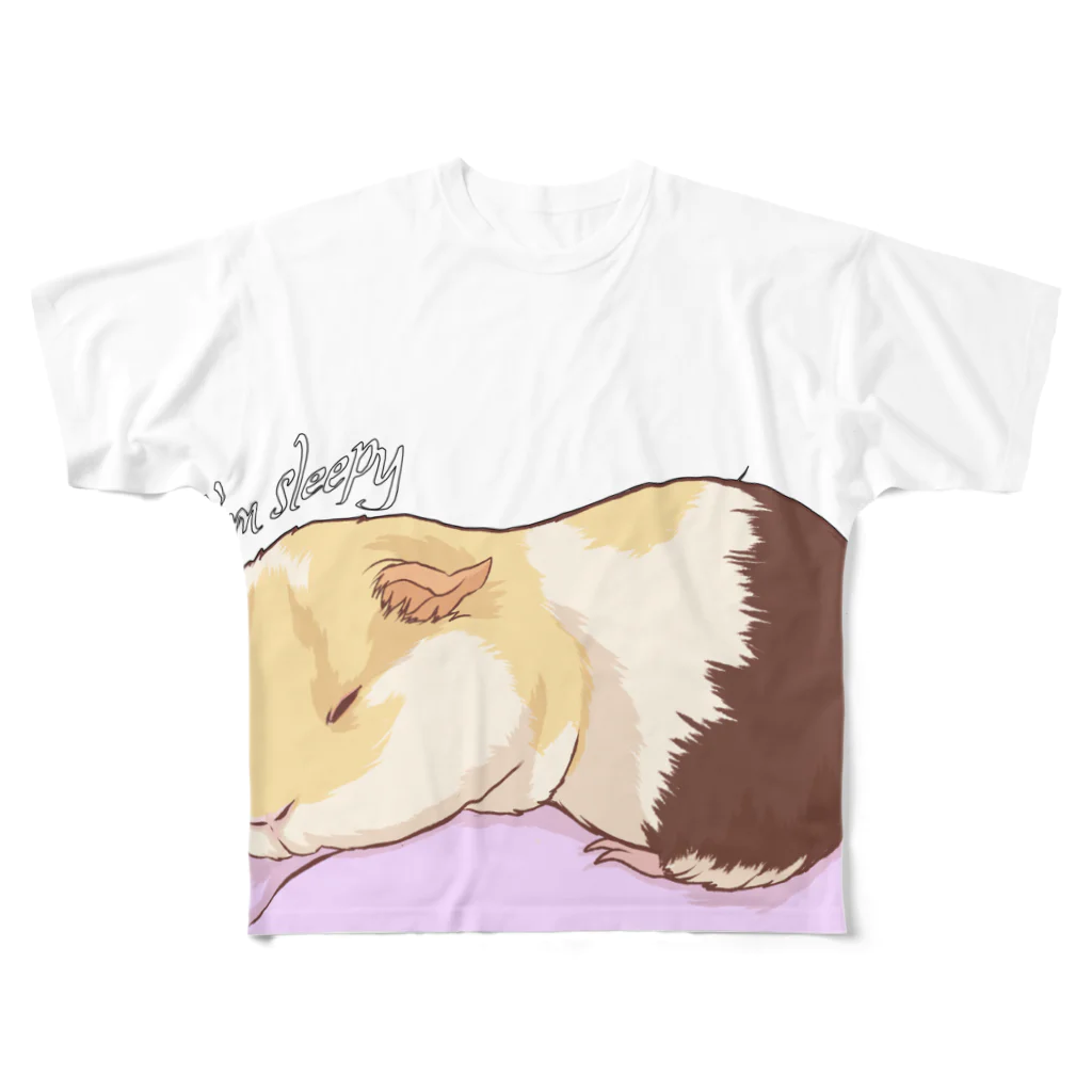 Lichtmuhleの眠いモルモット02フルグラフィック All-Over Print T-Shirt