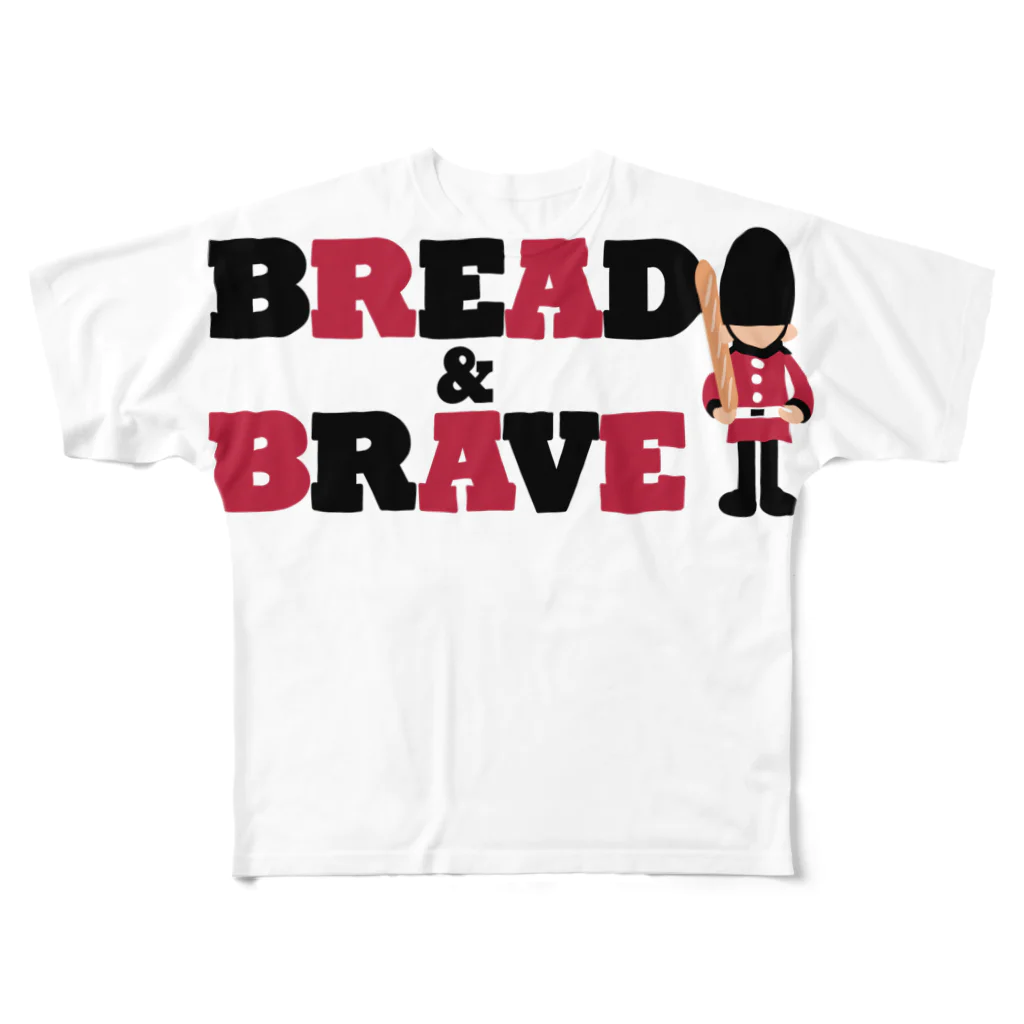 キッズモード某のパンと衛兵とロゴ 풀그래픽 티셔츠