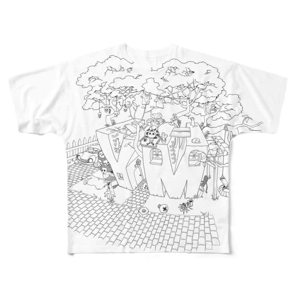 YMの不完全バラエティカ All-Over Print T-Shirt