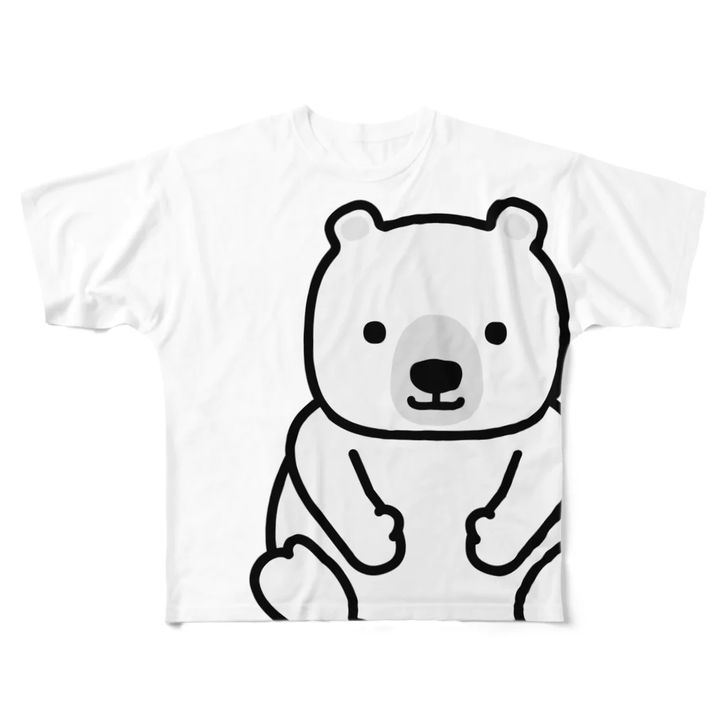 semioticaのきまぐれクマー フルグラフィックTシャツ