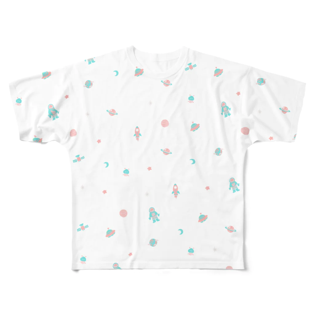 deliの小さな宇宙　クリア All-Over Print T-Shirt