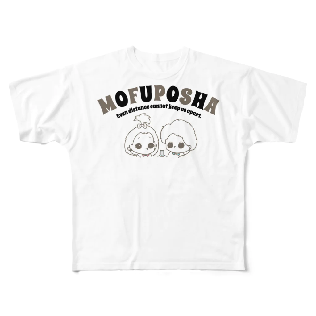 .のもふぽしゃオト世界 フルグラフィックTシャツ