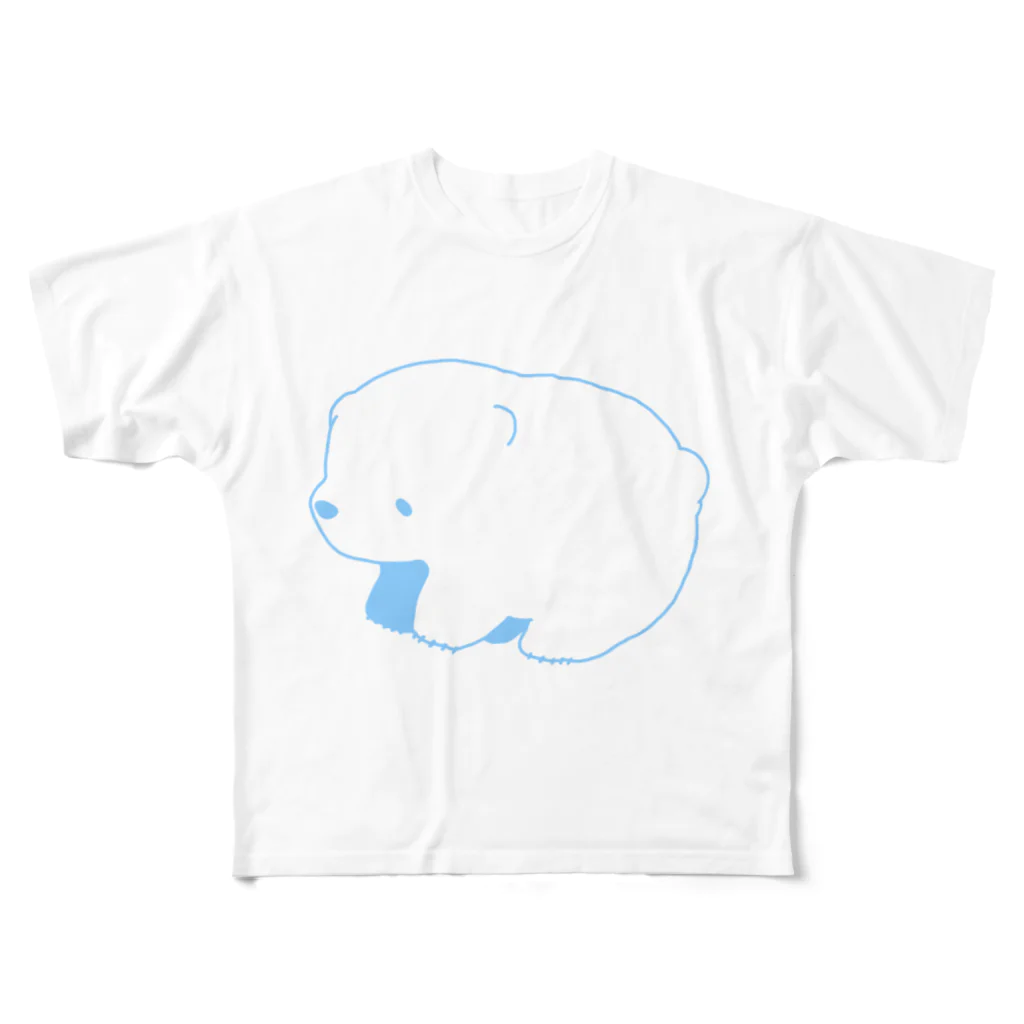 しろくまのしろくまくん フルグラフィックTシャツ