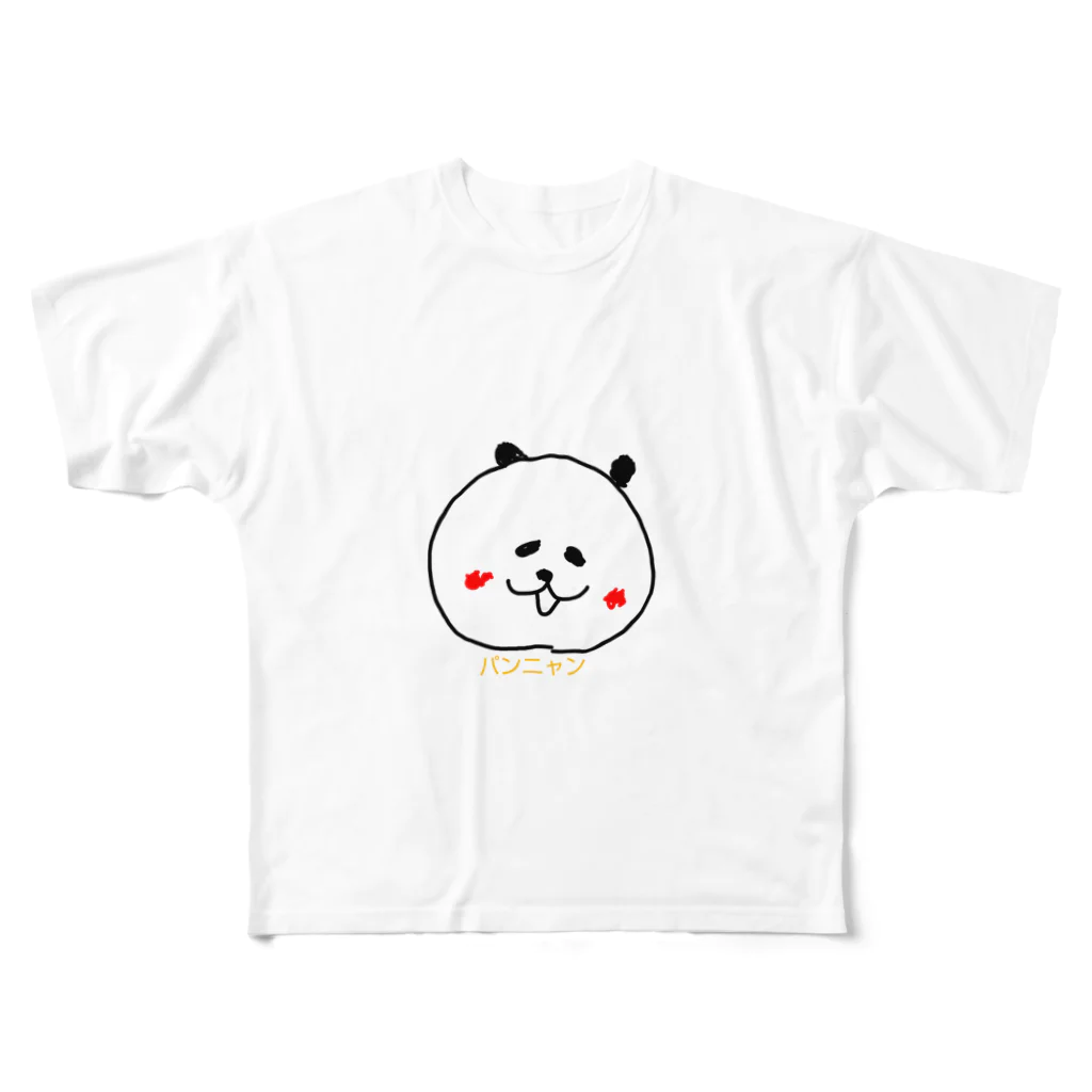 プニプニショップのパンニャン All-Over Print T-Shirt