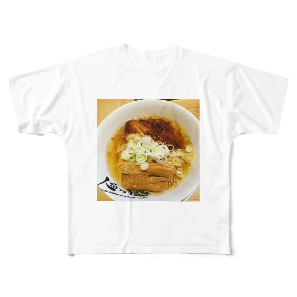 kingxikumiの麺命 フルグラフィックTシャツ