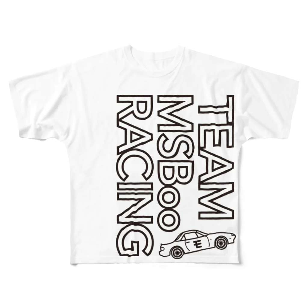 あるルートのTEAM モタスポ部 RACING All-Over Print T-Shirt