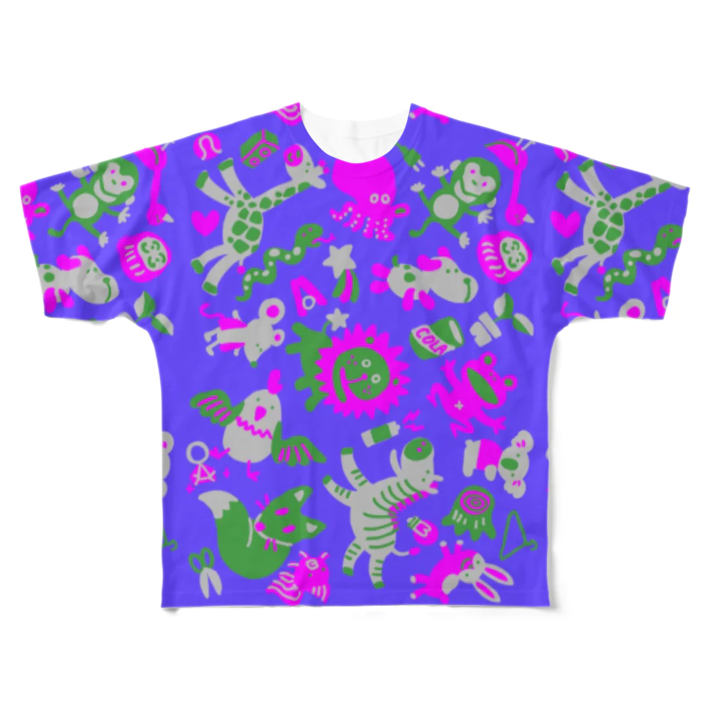 クリオネくんのサイケ All-Over Print T-Shirt