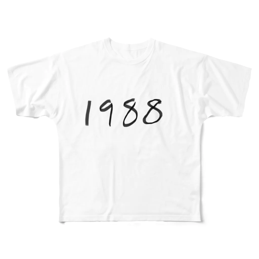 kuroko3dairu6の1988 All-Over Print T-Shirt