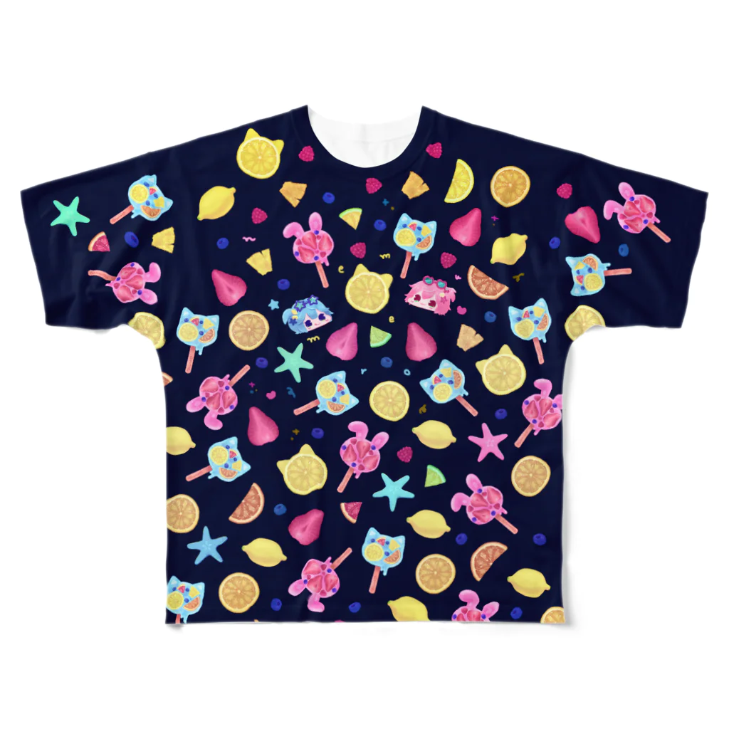 ちょろり♡のfresh summer party! All-Over Print T-Shirt