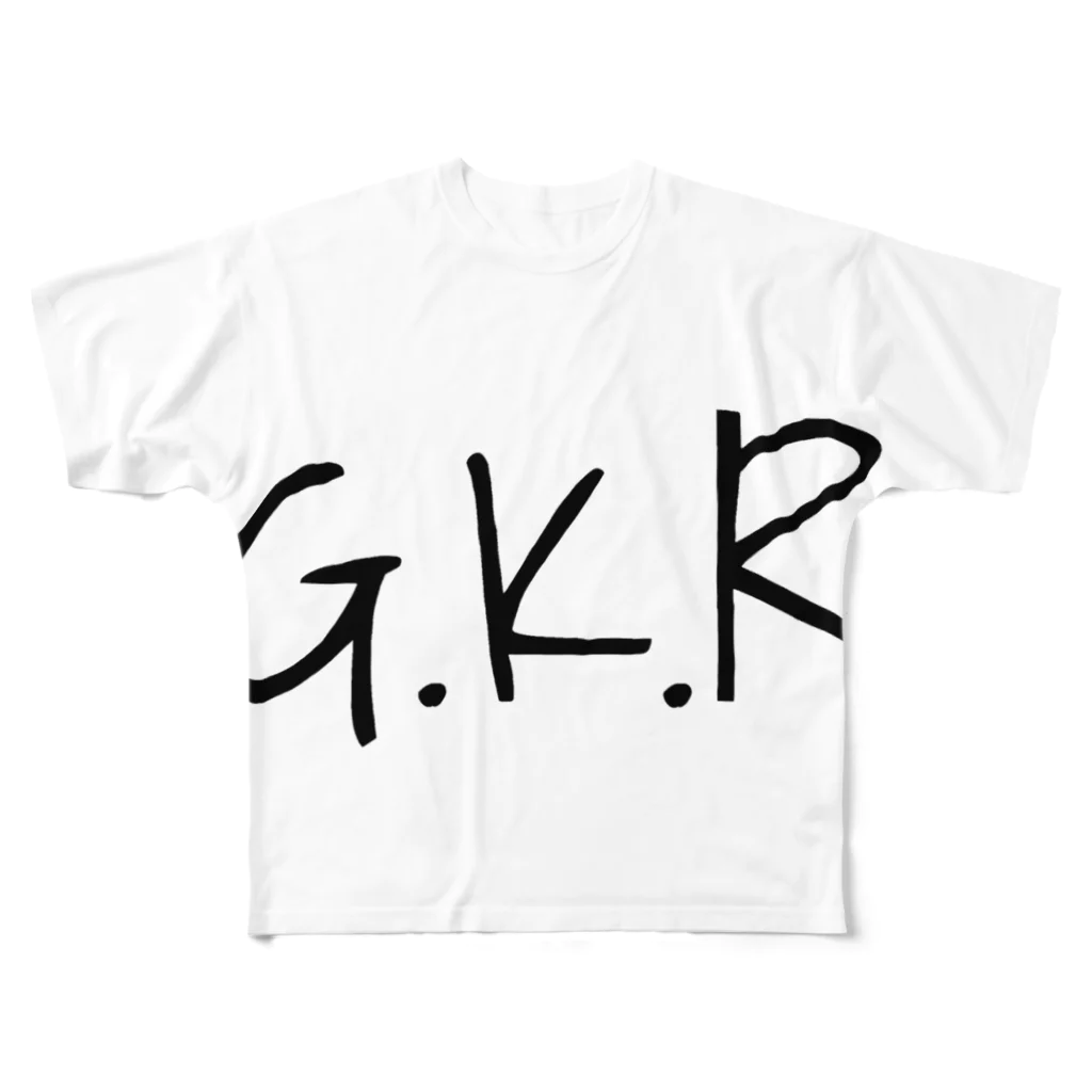 waffle_studio：sasami_shitのG.K.R フルグラフィックTシャツ