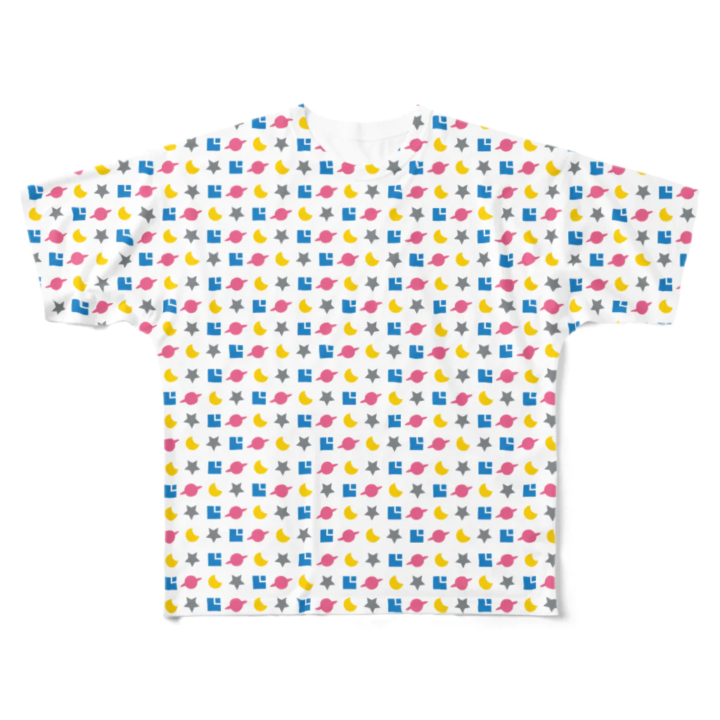 フォネオリゾーン オフィシャルグッズのフォネオリアイコン柄 All-Over Print T-Shirt