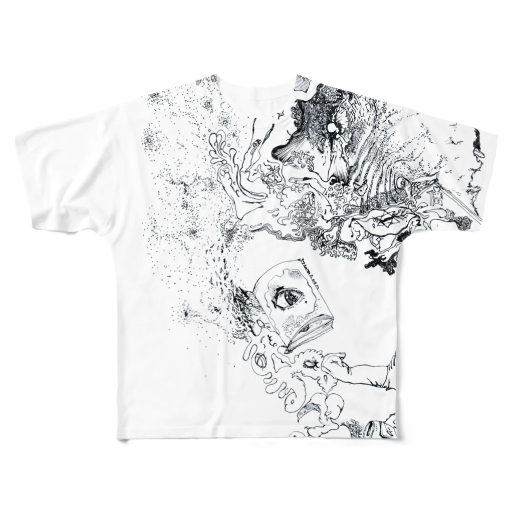 YUTAKAYAMATOJIの欲 All-Over Print T-Shirt