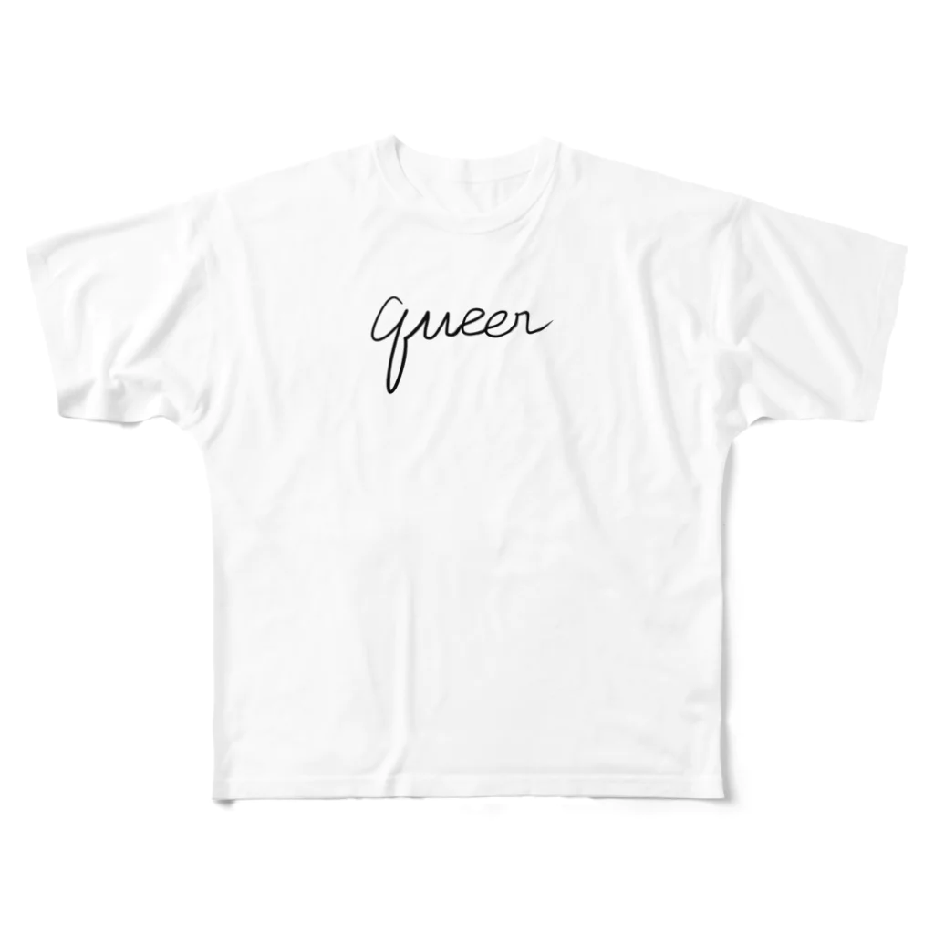 Risarisa's STOREのQueer ~クィア ~ フルグラフィックTシャツ