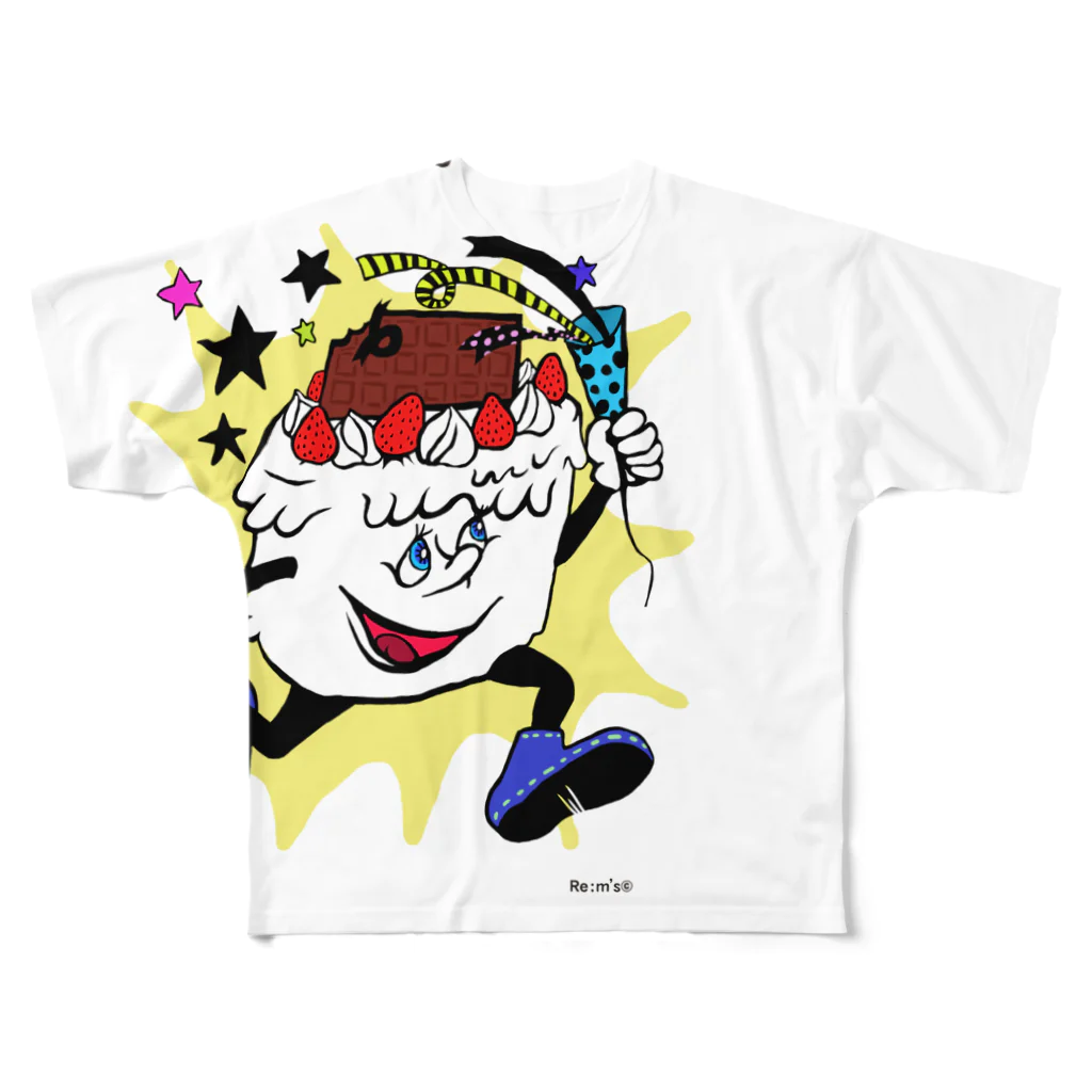 Re:m'sのHAPPY  BOY 01 フルグラフィックTシャツ