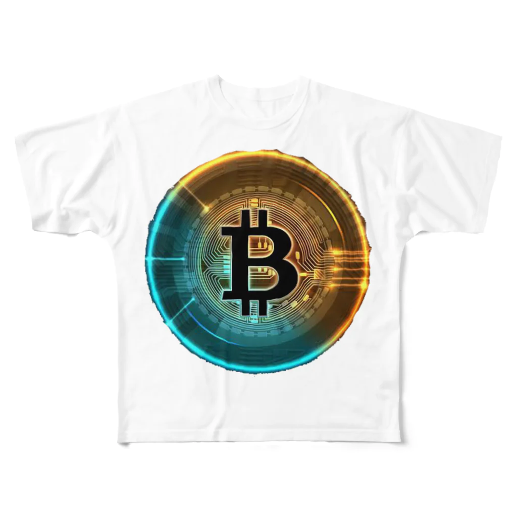 SUZURI_TOKYOのBitcoin ビットコイン BTC  フルグラフィックTシャツ