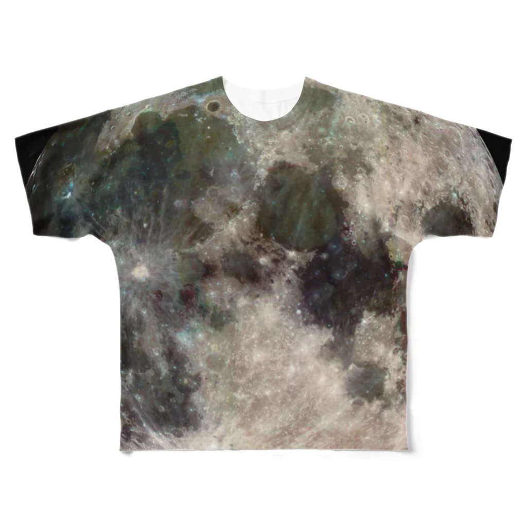 SPACE++の” the MOON - 愛と幸運の星 ” All-Over Print T-Shirt