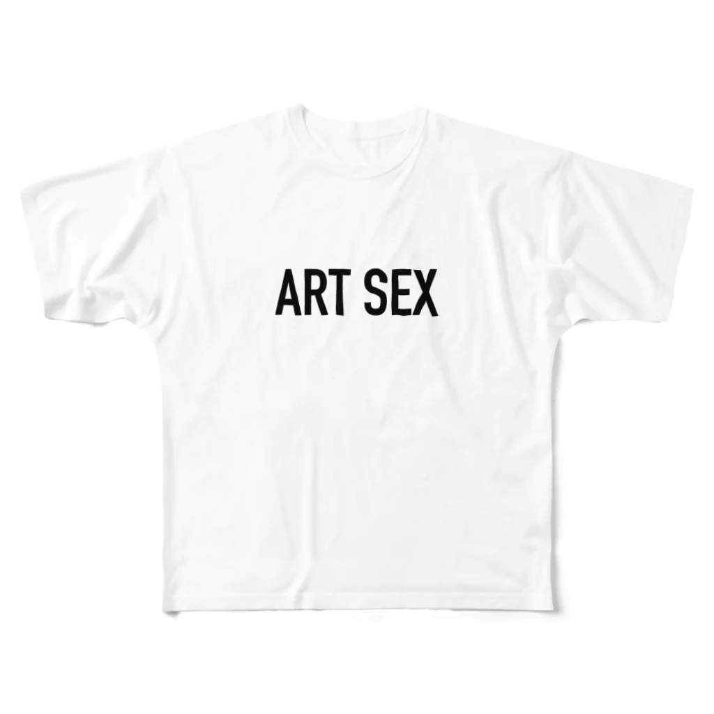 99 ARTIST FREEDOMのart sex フルグラフィックTシャツ