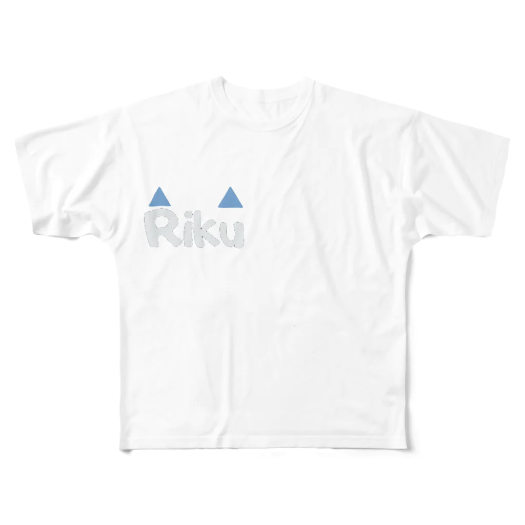 TINOMeのオリジナルロゴ黒バージョン☆Riku フルグラフィックTシャツ