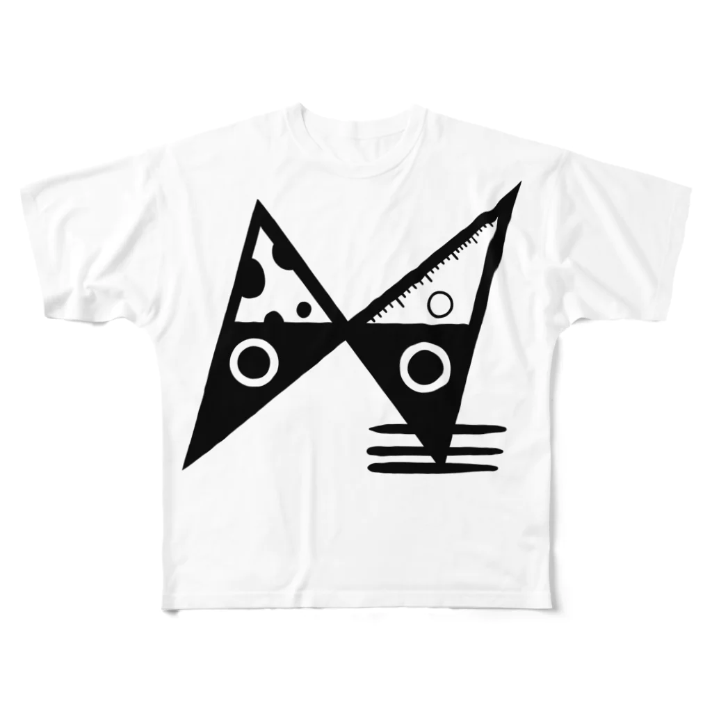 寝子のNねこ フルグラフィックTシャツ