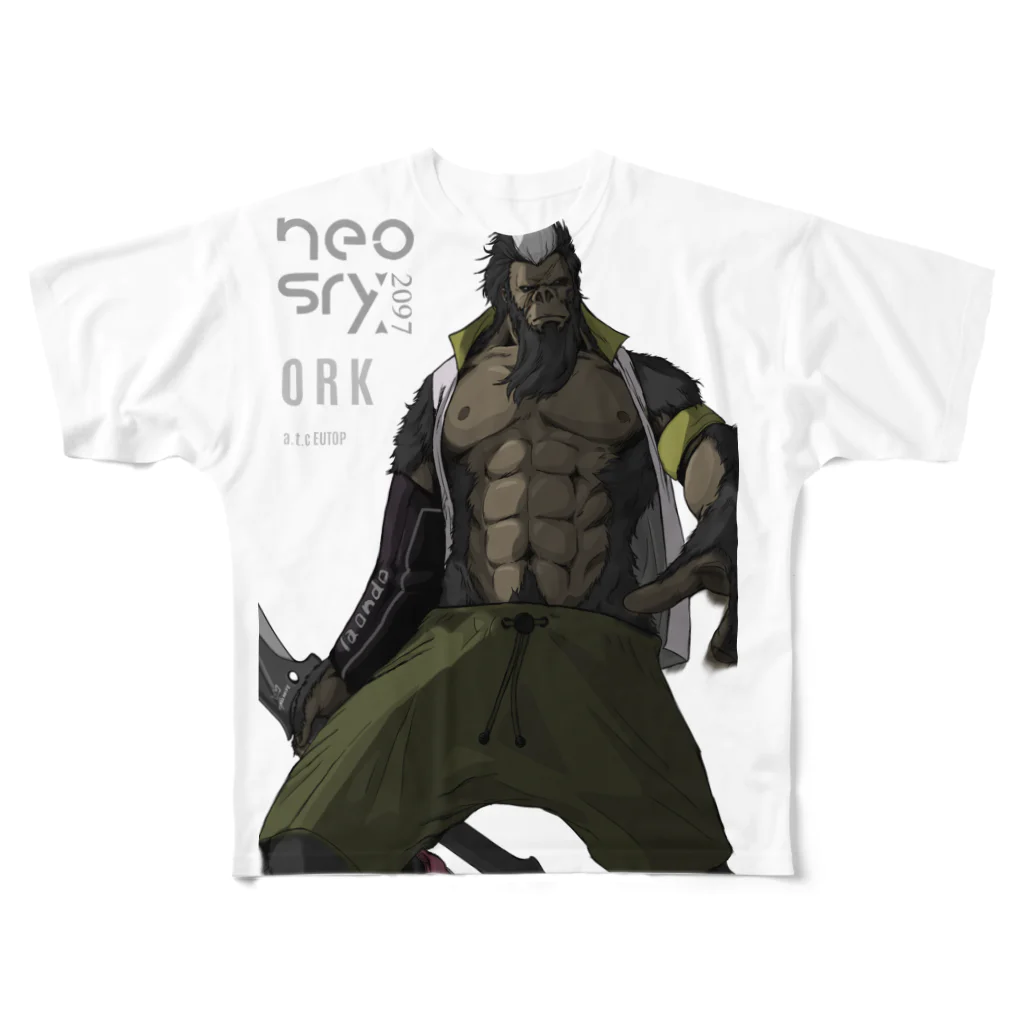 ¿Babeuf ? STOREのneosry2097-ORK a.t.c EUTOP- フルグラフィックTシャツ