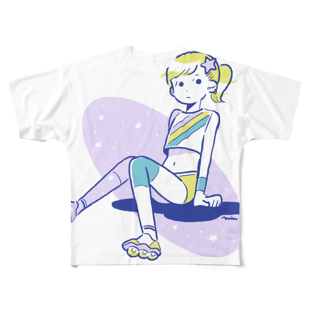 kitamura minami onlineのskater girl フルグラフィックTシャツ