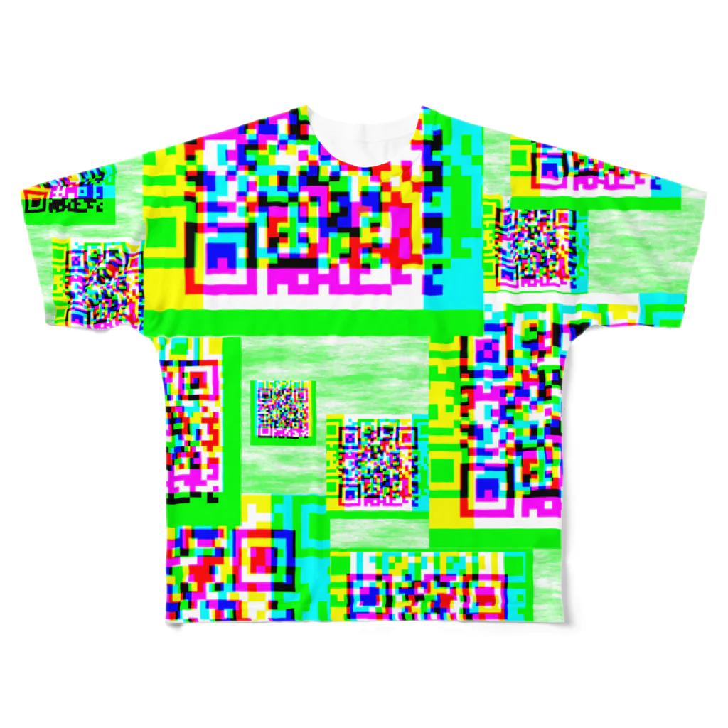 YURURIのQR フルグラフィックTシャツ