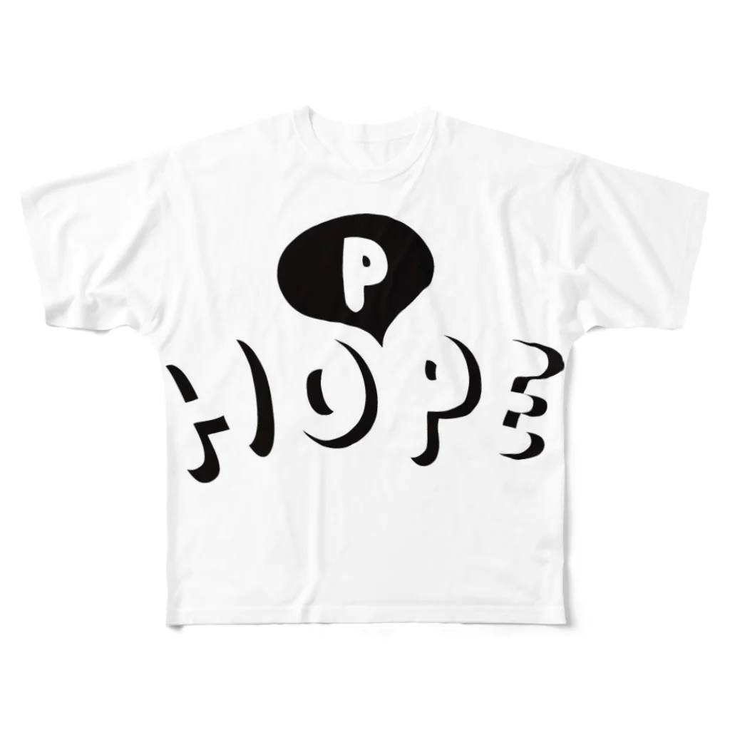 hoppeのho(ｐ)peかくれんぼ フルグラフィックTシャツ