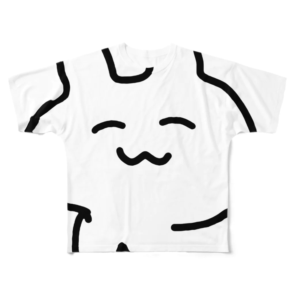 青丹ぺろのでかいぺ印 フルグラフィックTシャツ