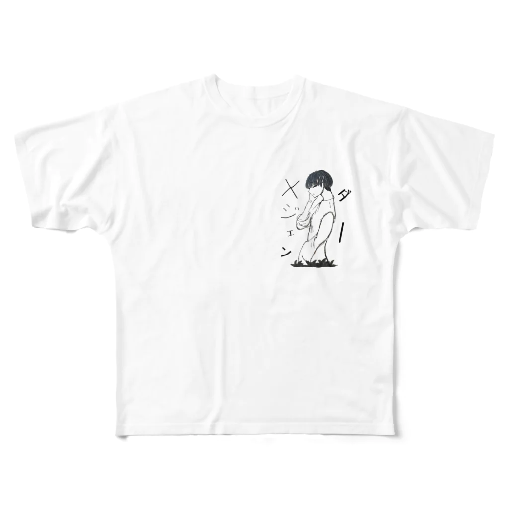 イバショ。のXジェンダー All-Over Print T-Shirt