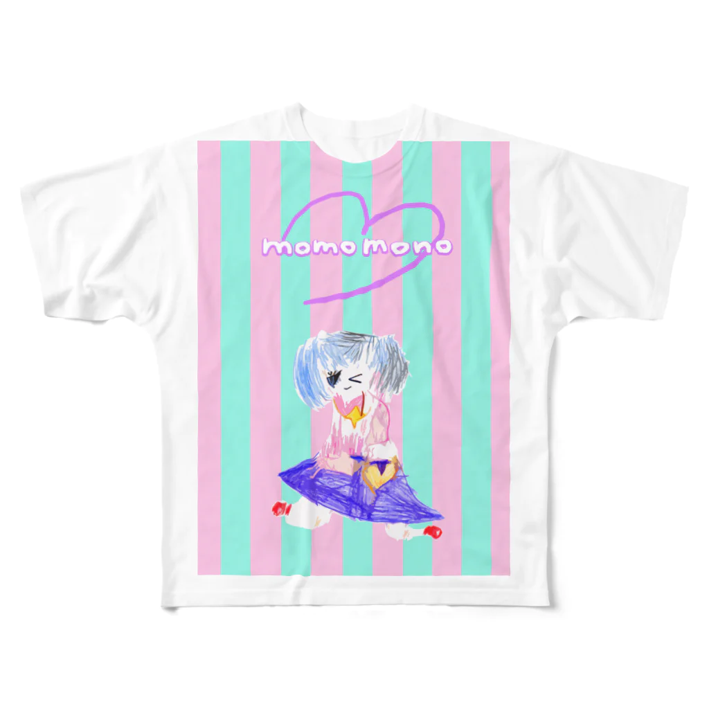 momomonoのMAGIC GIRL フルグラフィックTシャツ