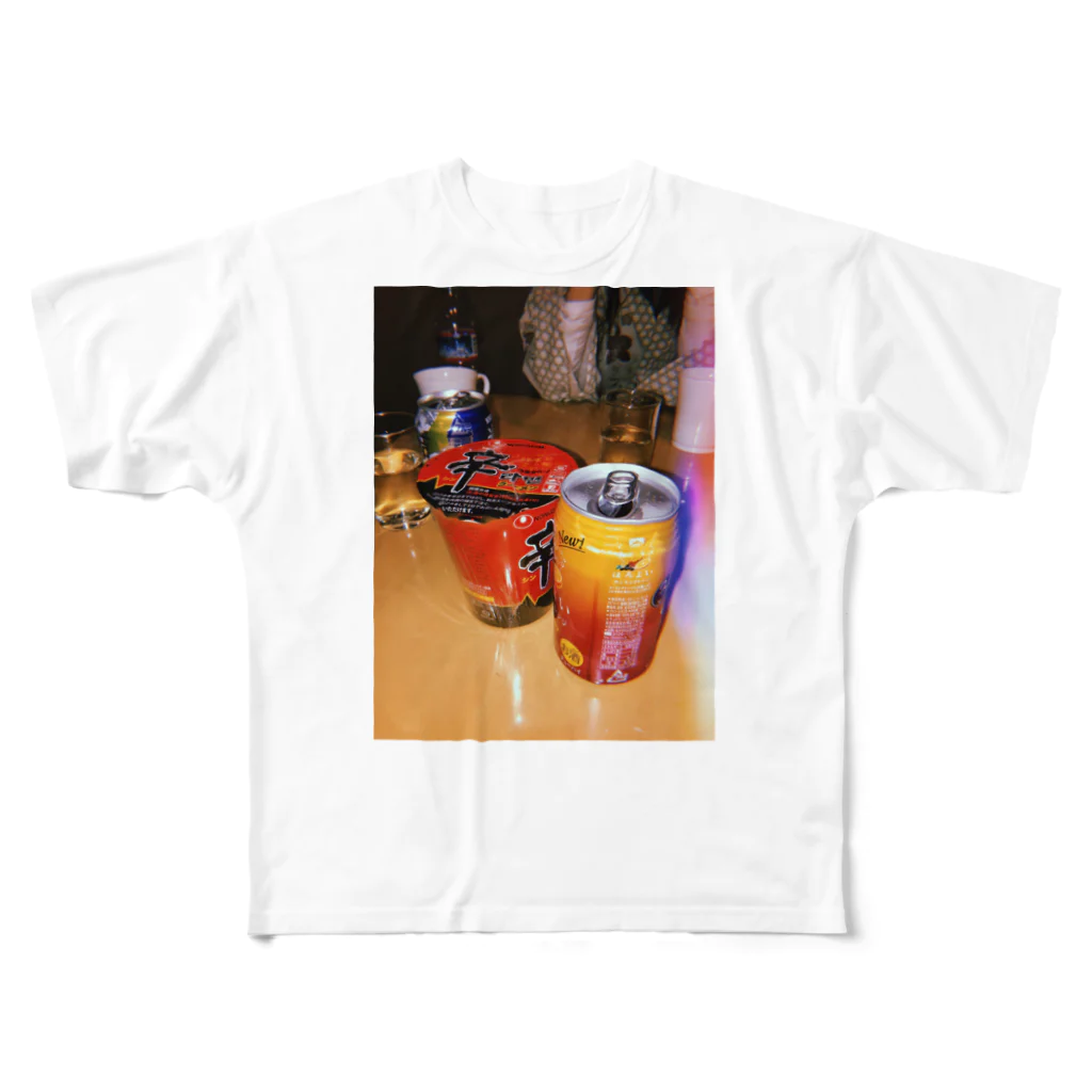 HOTATEHOTELの宅飲み All-Over Print T-Shirt