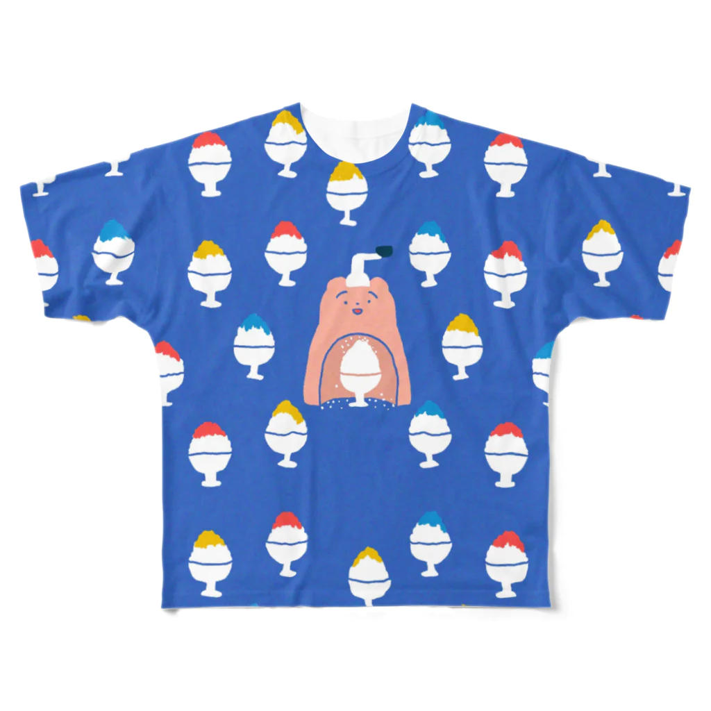 ささきさきじのかきごおり All-Over Print T-Shirt