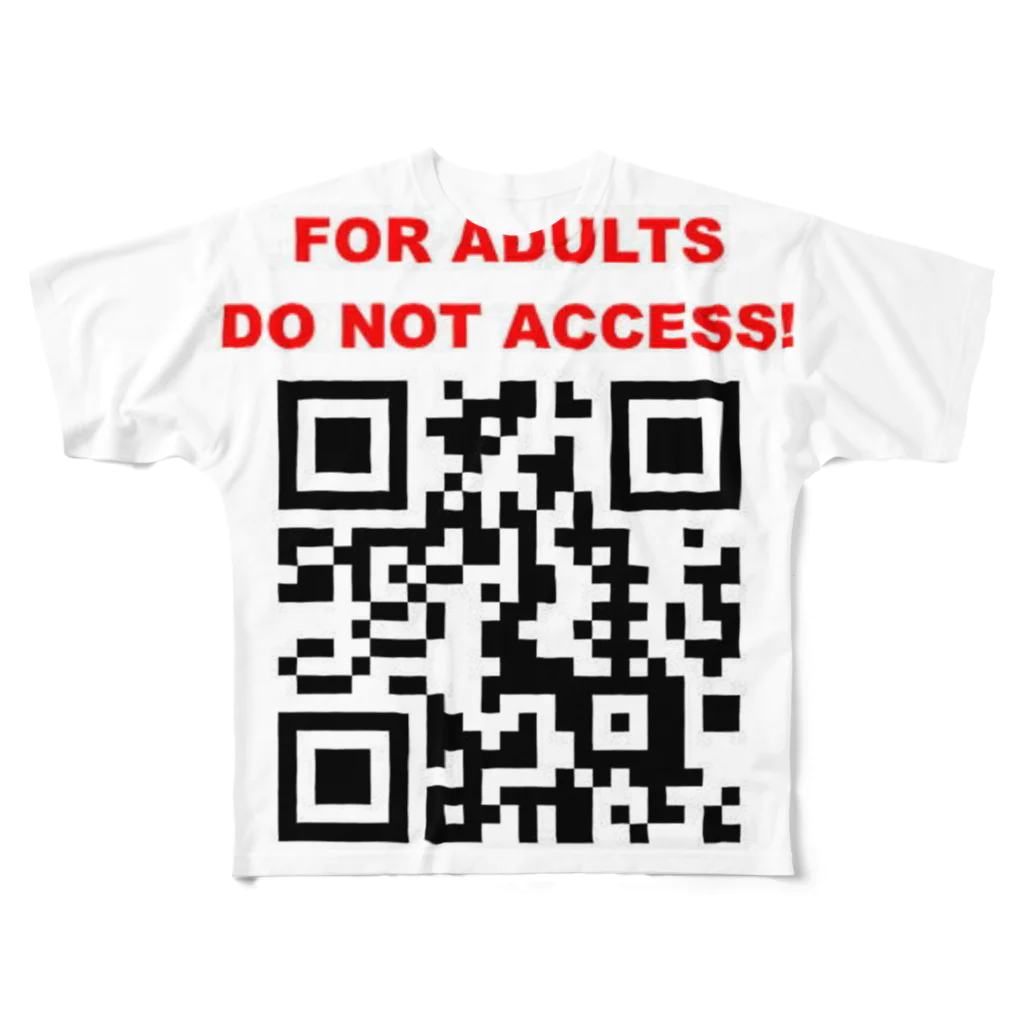 shoshi-gotoh 書肆ごとう 雑貨部のアクセス禁止Tシャツ All-Over Print T-Shirt