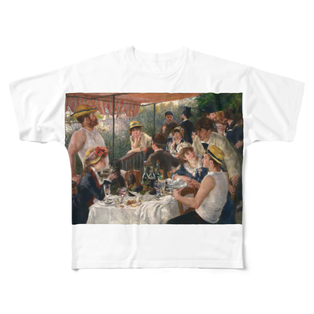 Art Baseの舟遊びをする人々の昼食 / ルノワール(The Luncheon of the Boating Party 1881） フルグラフィックTシャツ