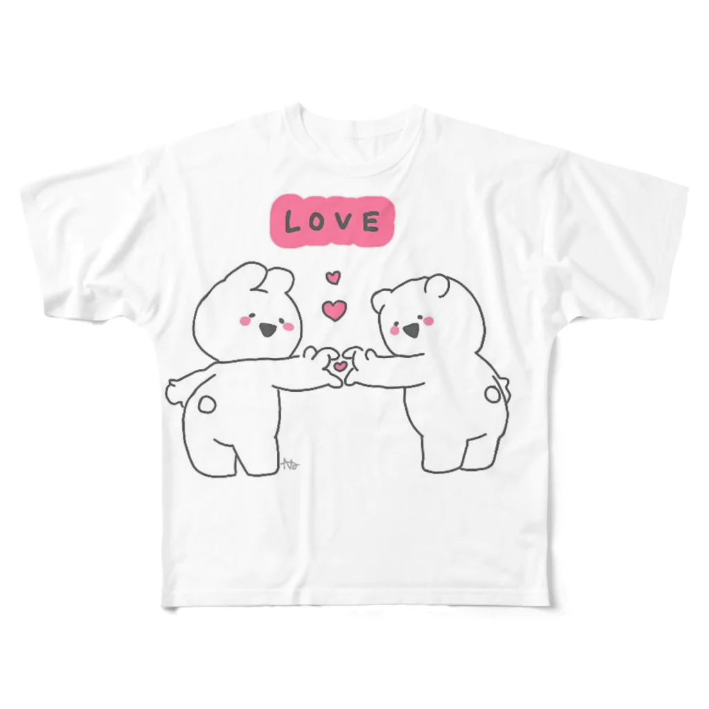 Sakuranboのうさぎちゃん All-Over Print T-Shirt