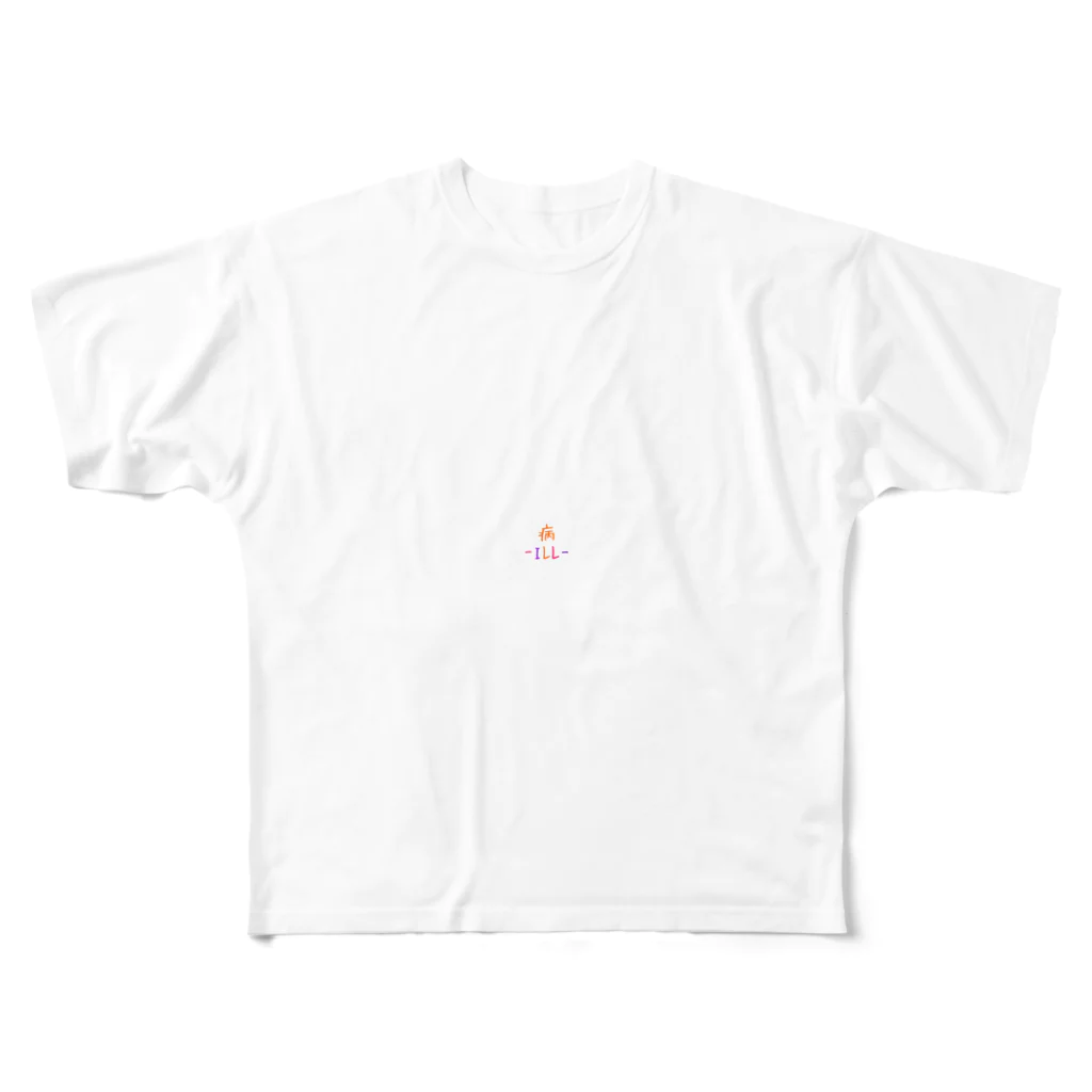 obakaのメンヘラシャツ フルグラフィックTシャツ